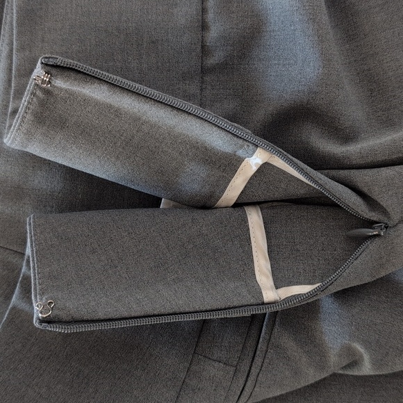 NWOT Sandy Liang Suno Pants Light Grey Size 8 - Picture 11 of 11